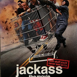Jackass original double-sided movie poster