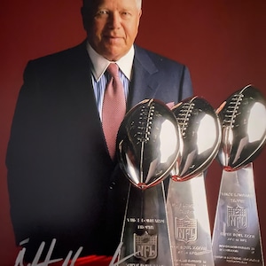 New England Patriots Robert Kraft original autographed photo - framed