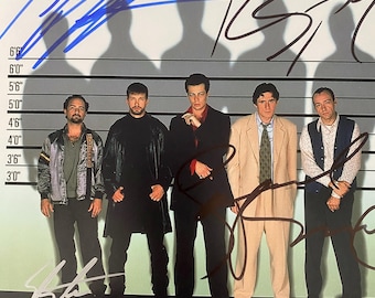 The Usual Suspects original cast autographed photo - framed