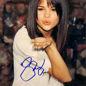 Selena gomez autograph - Etsy 日本