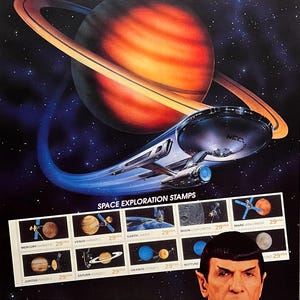 Afiche original de la película Star Trek Space Exploration Collectors