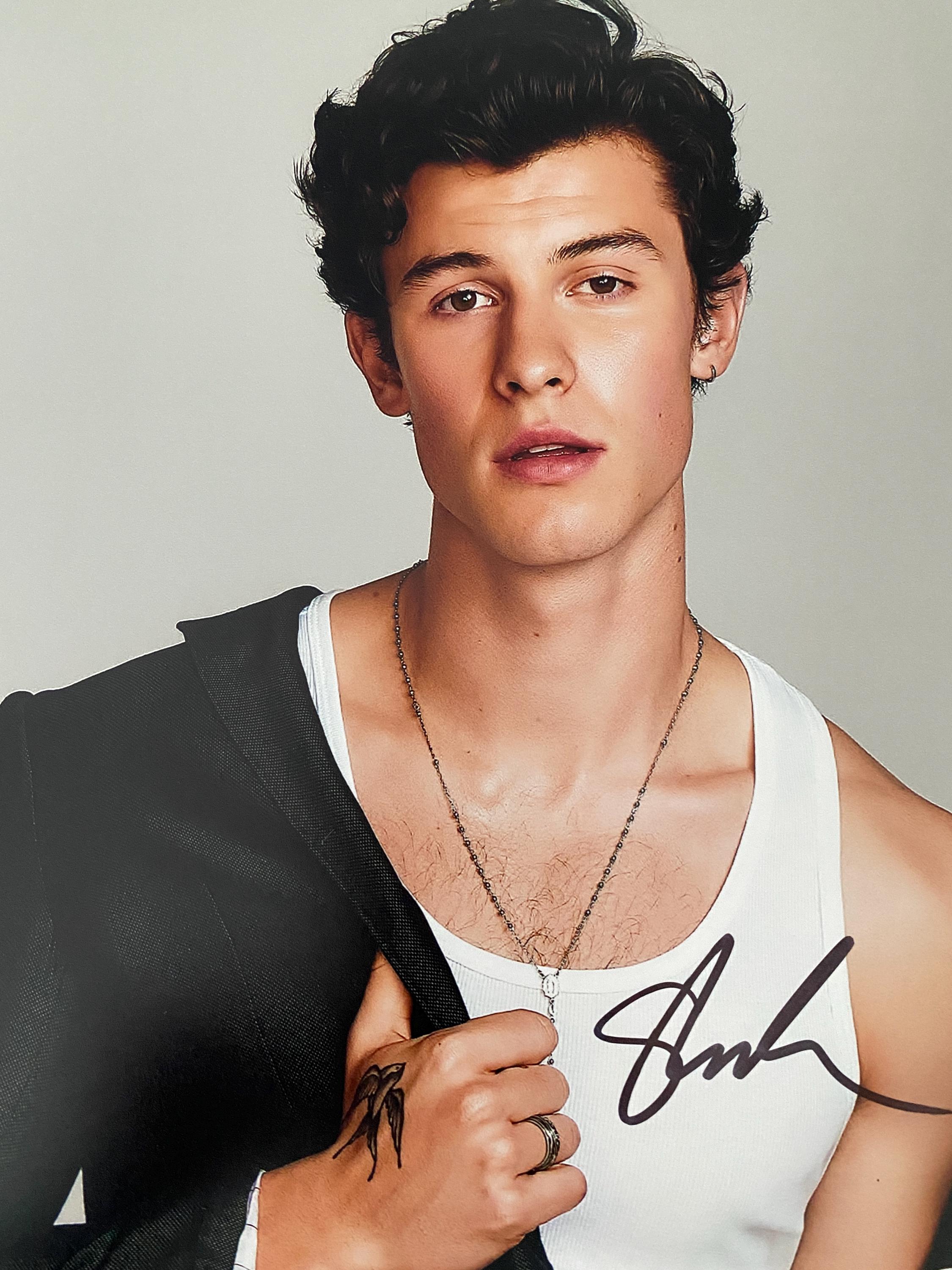 Shawn Mendes Autogramm Foto #2 - Mit Passepartout, Bereits Zum Einrahmen