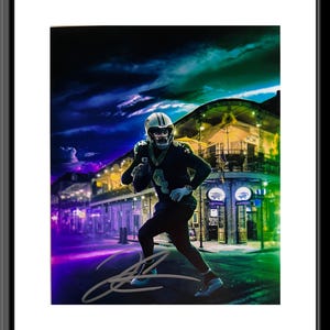 New Orleans Saints Derek Carr original autographed photo  - framed