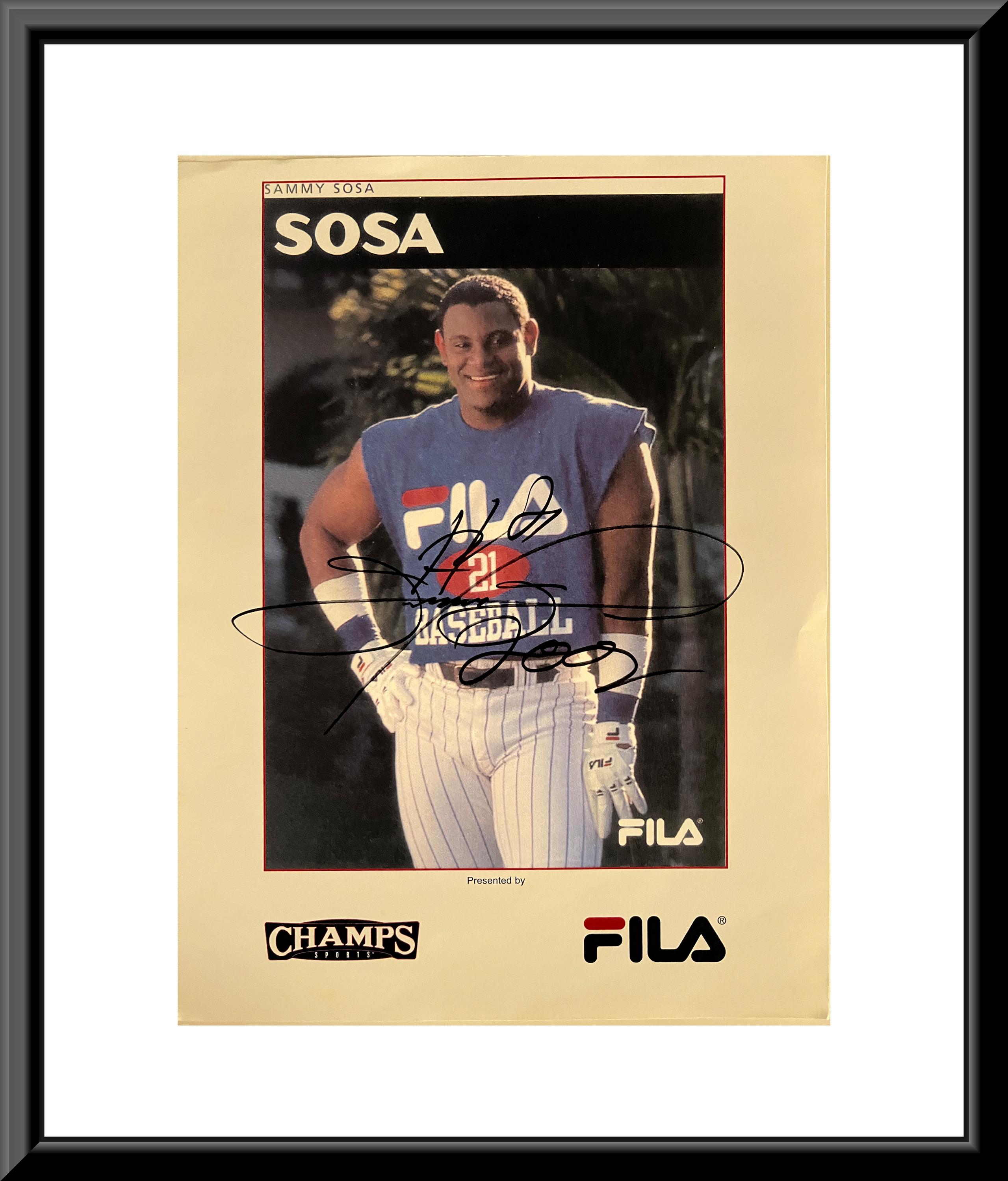 John Rocker Jersey SAMMY SOSA CHICAGO CUBS SIGNED MAJOR LEAGUE