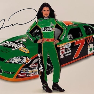 Nascar Danica Patrick original autographed photo - framed
