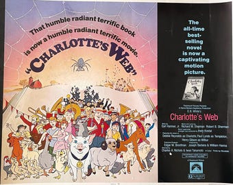 Charlotte's Web 1973 original vintage movie poster