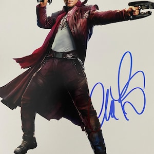 Guardians of the Galaxy Chris Pratt original autographed movie photo  - framed
