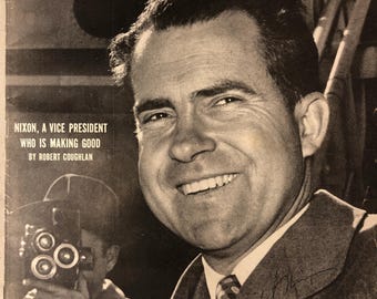 リチャード・ニクソン大統領 直筆文書 2020 Potus 希少なリチャード・ニクソン大統領のサイン入りライフ誌 - Etsy 日本