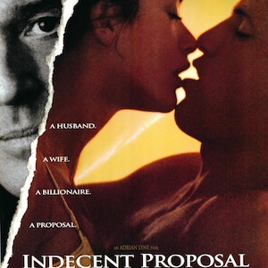 Cartel original de la película Propuesta indecente de 1993