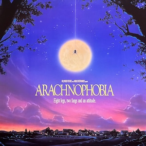 Cartel original de la película Arachnophobia 1990 de doble cara