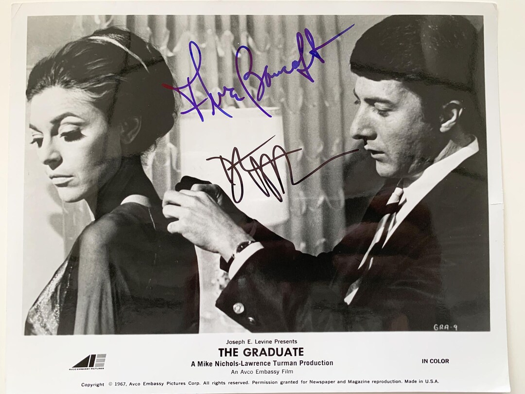 Rare the Graduate Original Cast Autographed Photo - Framed - Etsy