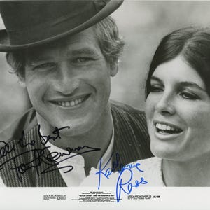 RARE Butch Cassidy and the Sundance Kid original autographed movie photo - framed