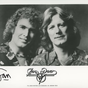 Jan und Dean Jan Berry handsigniertes Originalfoto - gerahmt