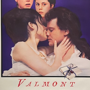 Cartel original de la película Valmont 1989