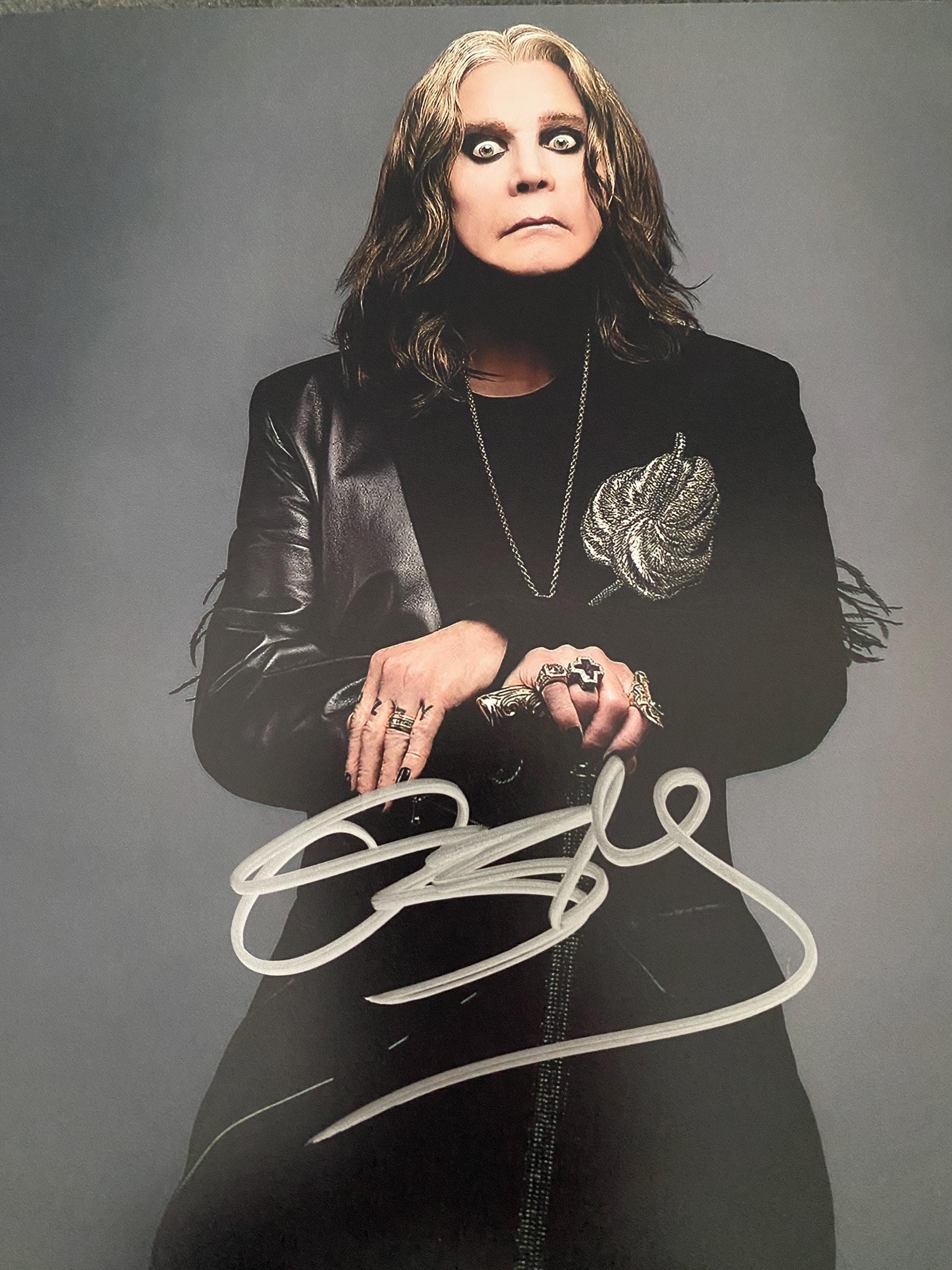 Black Sabbath Ozzy Osbourne Original Autographed Photo