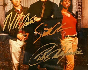 Fotografía autografiada del elenco original de Street Time - enmarcada