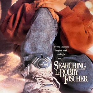 Cartel original de la película Buscando a Bobby Fischer 1993