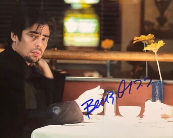 Things We Lost in the Fire Benicio del Toro original autographed photo - framed