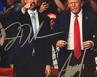 ドナルド・トランプ大統領のサイン入りオリジナル写真 - 額入り - Etsy