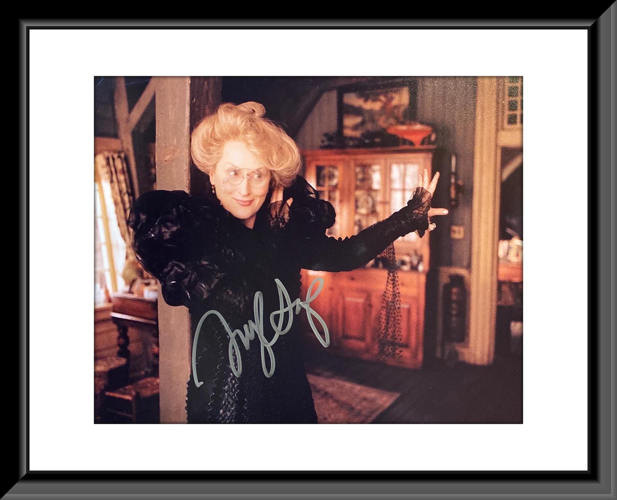 メリル・ストリープのオリジナルサイン入り映画写真 - 額入り - Etsy 日本
