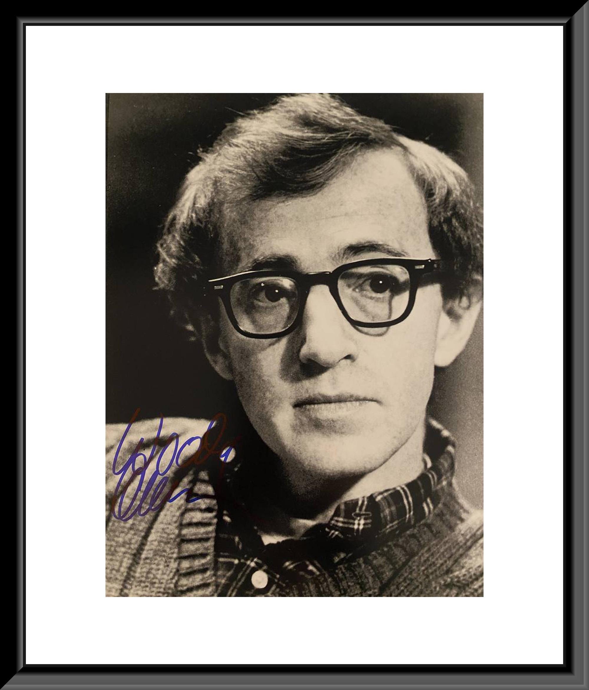 Woody Allen Original Autographed Photo - Framed - Etsy