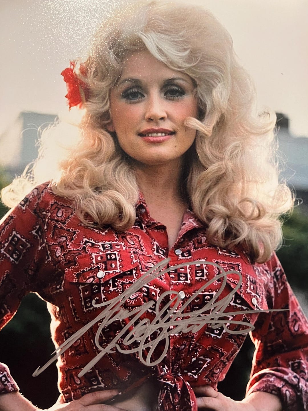 KENNY ROGERS DOLLY PARTON signed autographed photo COA Hologram main image 0