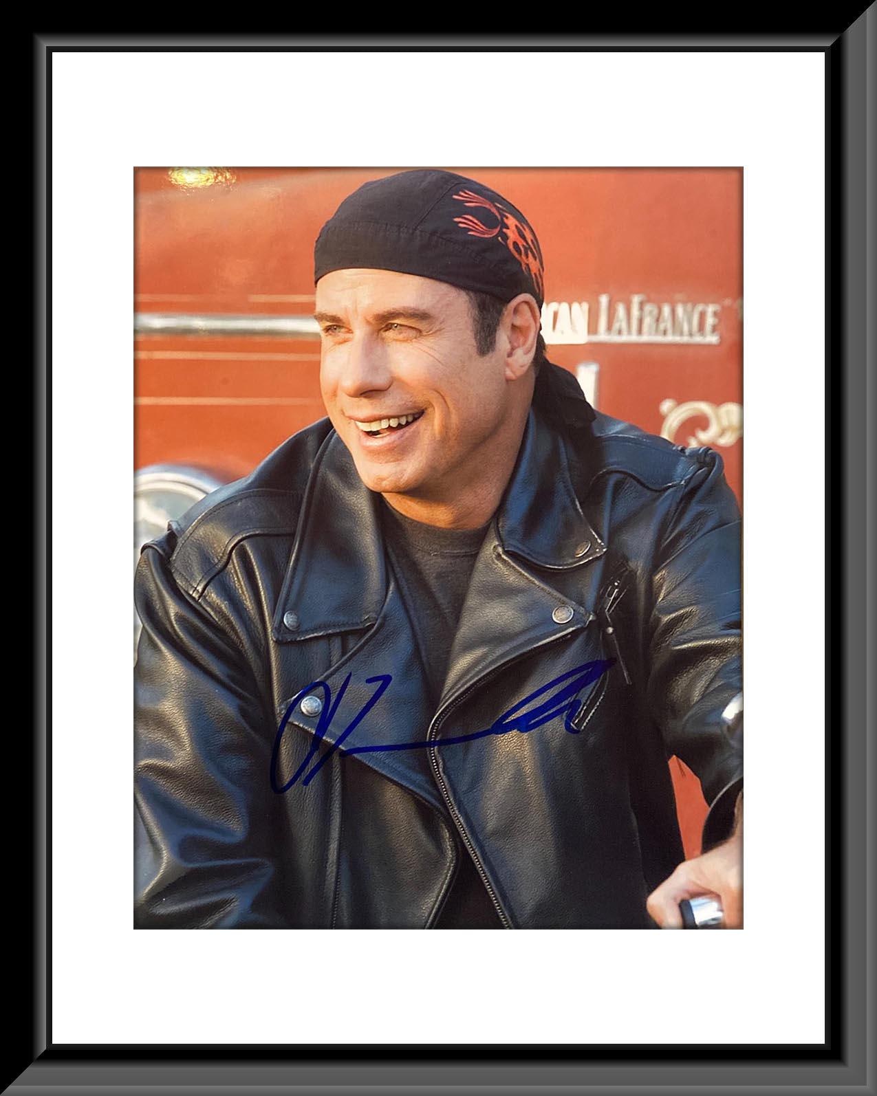 Foto A4 John Travolta Staying Alive - Stampata Con Firma Autografa - Regalo Per Collezionisti Di Memorabilia - 2