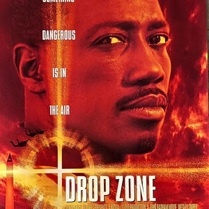 Cartel original de la película Drop Zone 1994