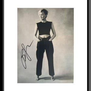 Foto original autografada de Robin Wright - emoldurada
