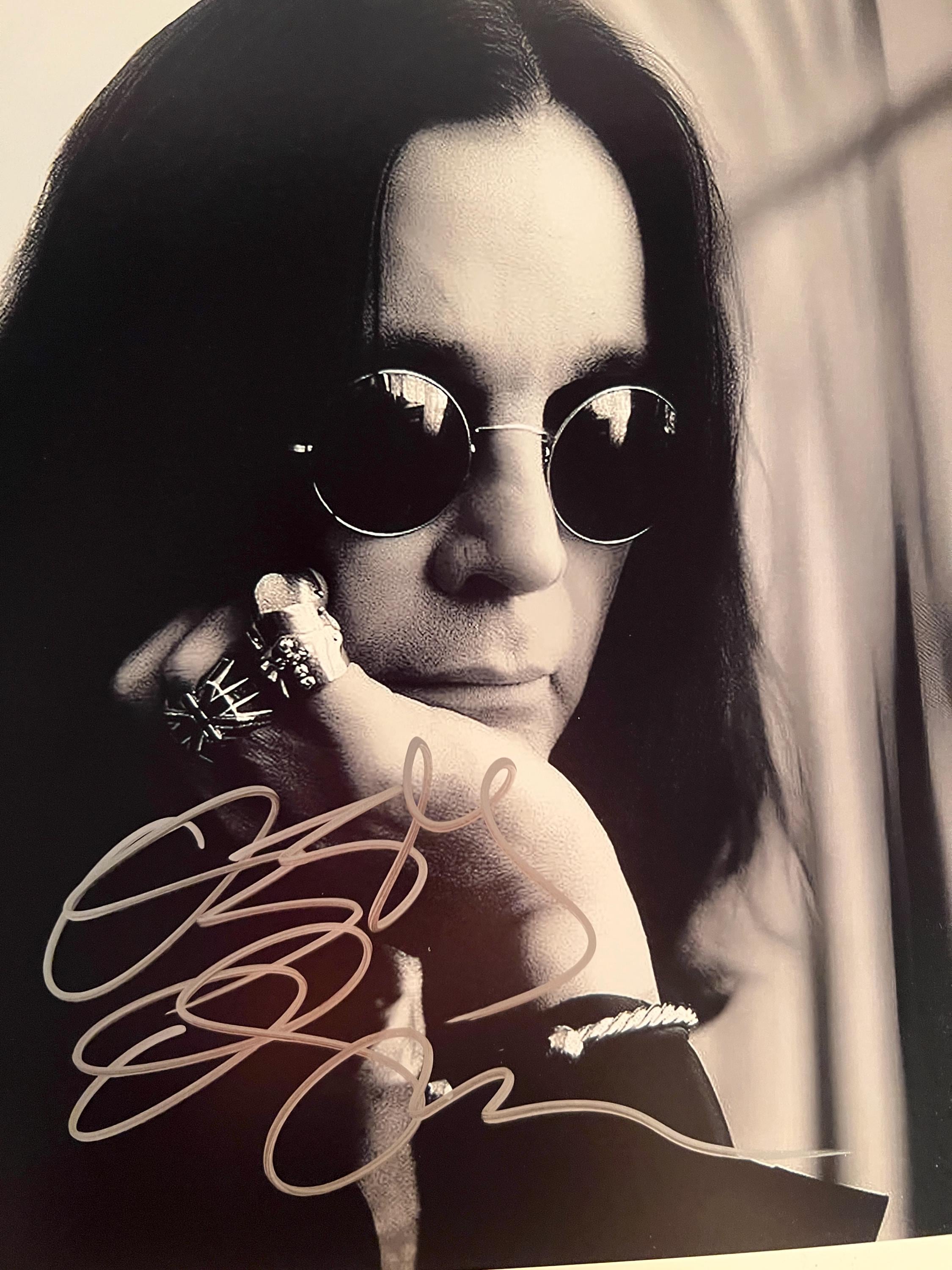 Black Sabbath Ozzy Osbourne Original Autographed Photo - Framed - Etsy