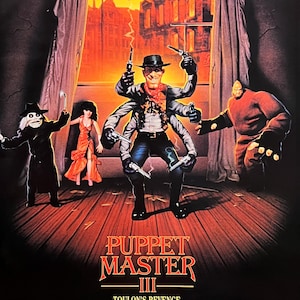 Cartel original de la película Puppet Master III: La venganza de Toulon