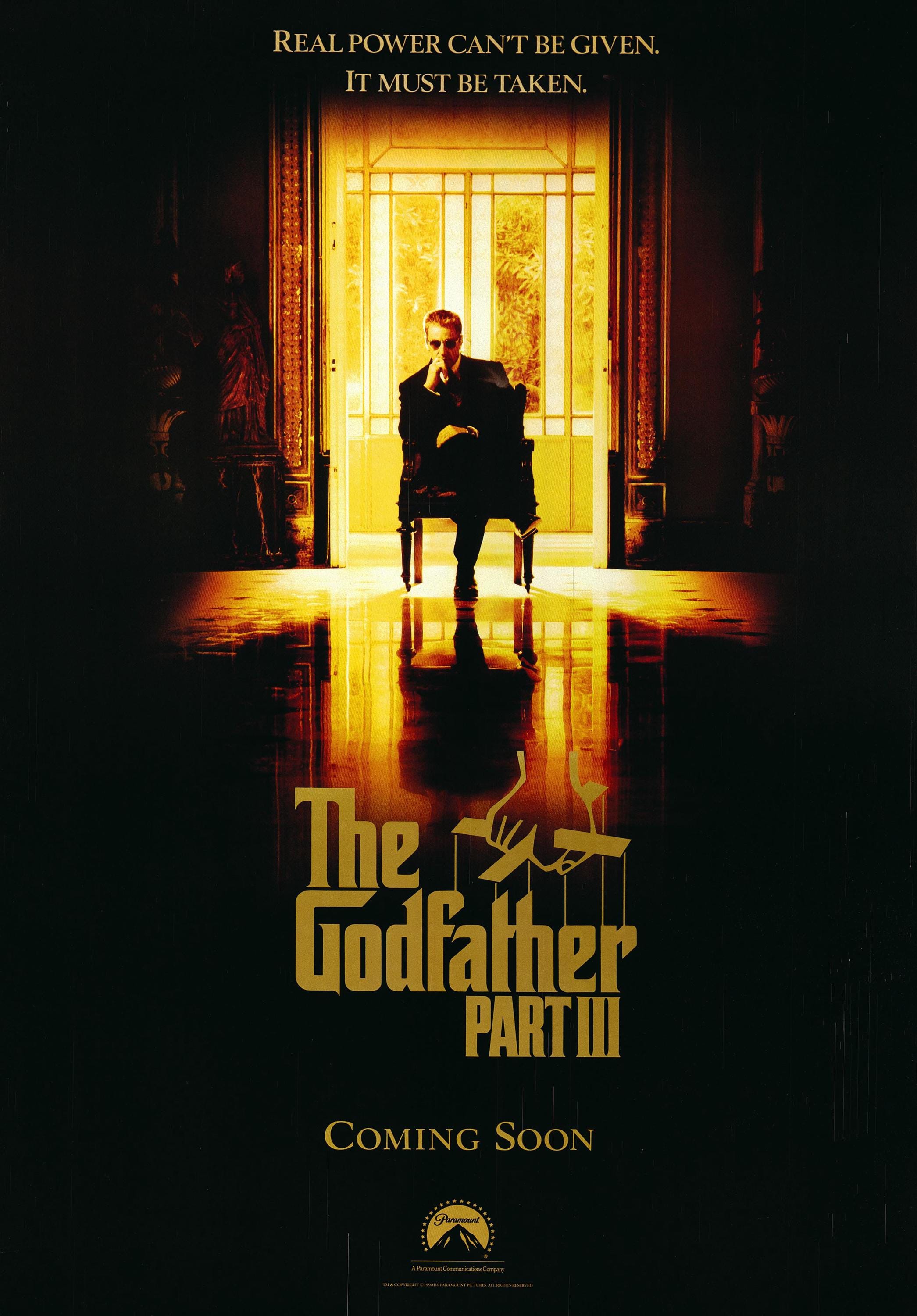 The Godfather Part III 1990 Original Teaser One Sheet Poster - Etsy