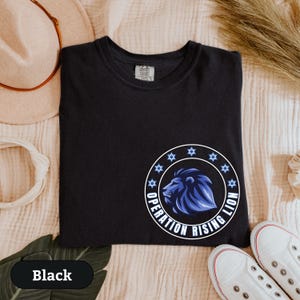 Operation Rising Lion Shirt, Comfort Colors T-Shirt, Pro-Israel T-Shirt, Stand with Israel T-Shirt, Israel Rising Lion T-Shirt, Jerusalem