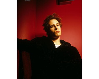 Jeff Buckley Red Background Poster | Matte Vertical Poster