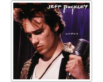 Jeff Buckley Grace Sticker | Square Music Album Art