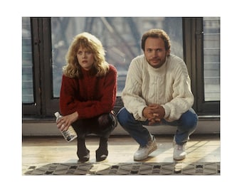 When Harry Met Sally Movie Poster, 80s Romantic Comedy Decor