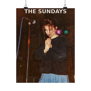 Manifesto della band The Sundays del 1990