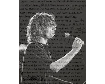 Jeff Buckley Journal Entry Poster