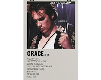 Jeff Buckley Grace Rolled Posters