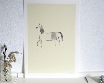 Cheval etoile - Art Print