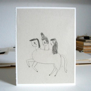 Piccola stampa di cavallo