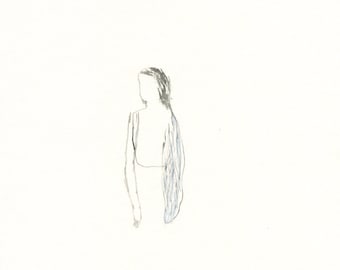 Night Drawing - Art Print