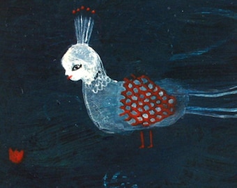Little bird of paradise - Art Print