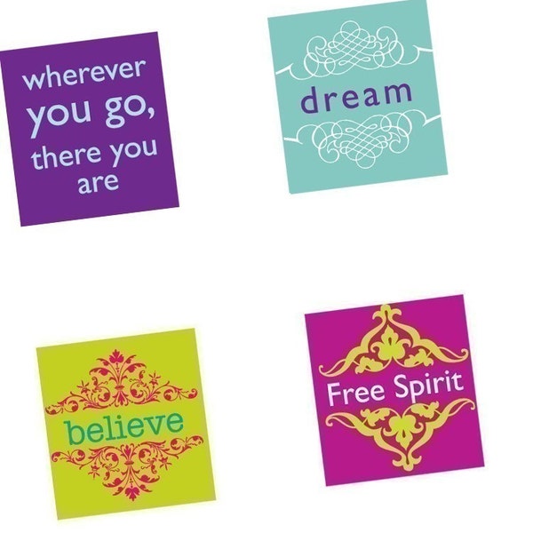 Quotes and Sayings-FUNKY Pallette-SCRABBLE SIZE-BUY 2 GET 1 FREE-pendant digital images