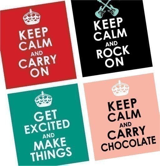 Quotes and Sayings - Keep Calm and Chill Out - (1x1) One Inch (25mm) …