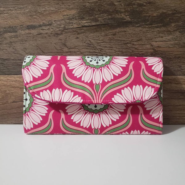 Pink Floral Wallet Etsy