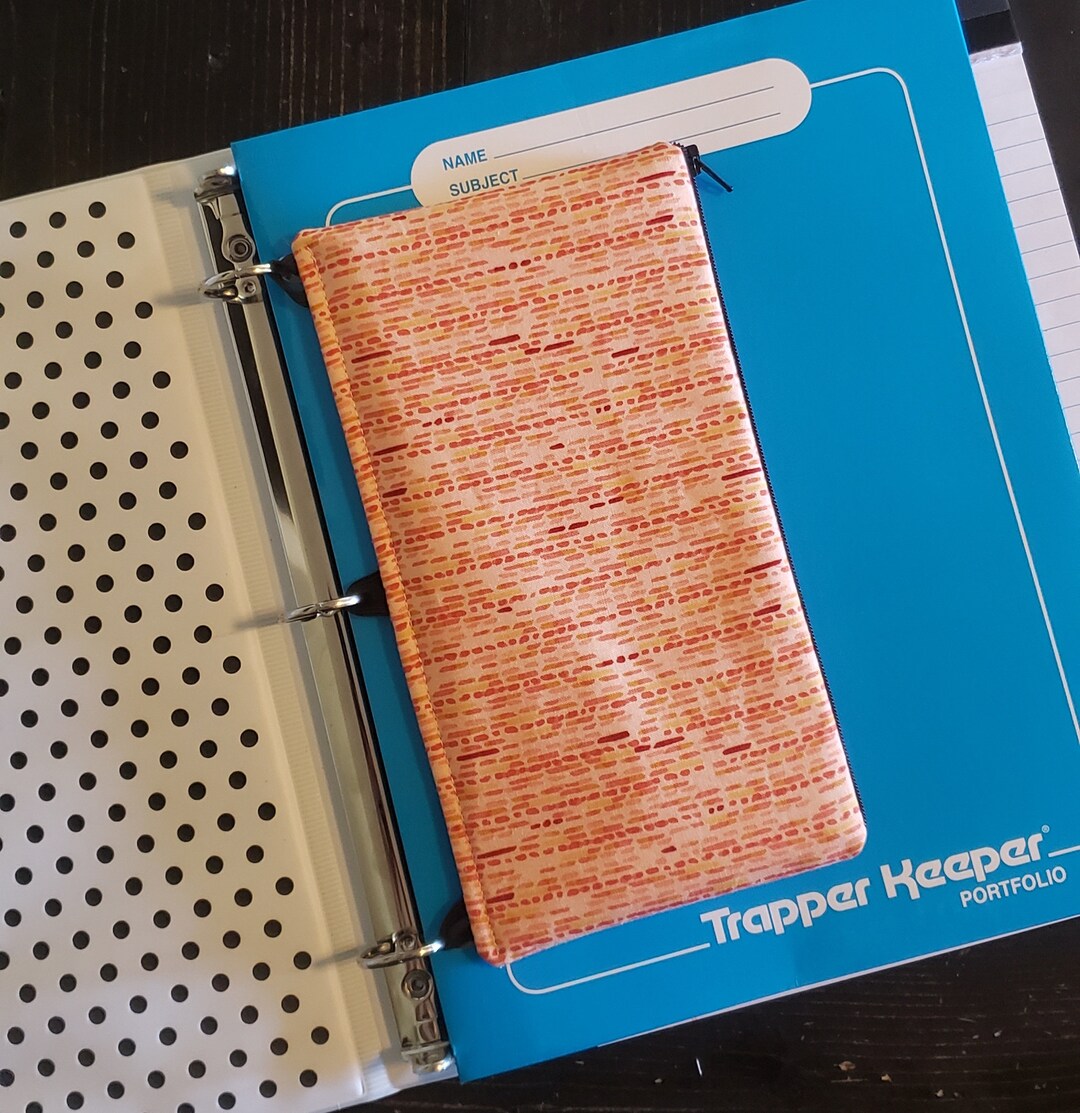 3 Ring Binder Pouch Etsy