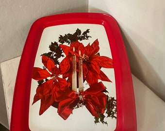 Mid Century Modern Christmas Serving Tray