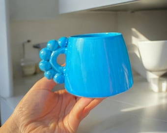 Handgemaakte keramische unieke kopjes voor koffieliefhebbers Thuiskeukendecoratie Valentijnsdag Cadeau voor haar Keramische mok