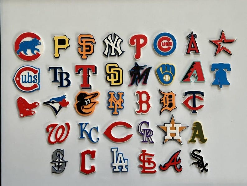 Fridge Magnets - Baseball - Etsy